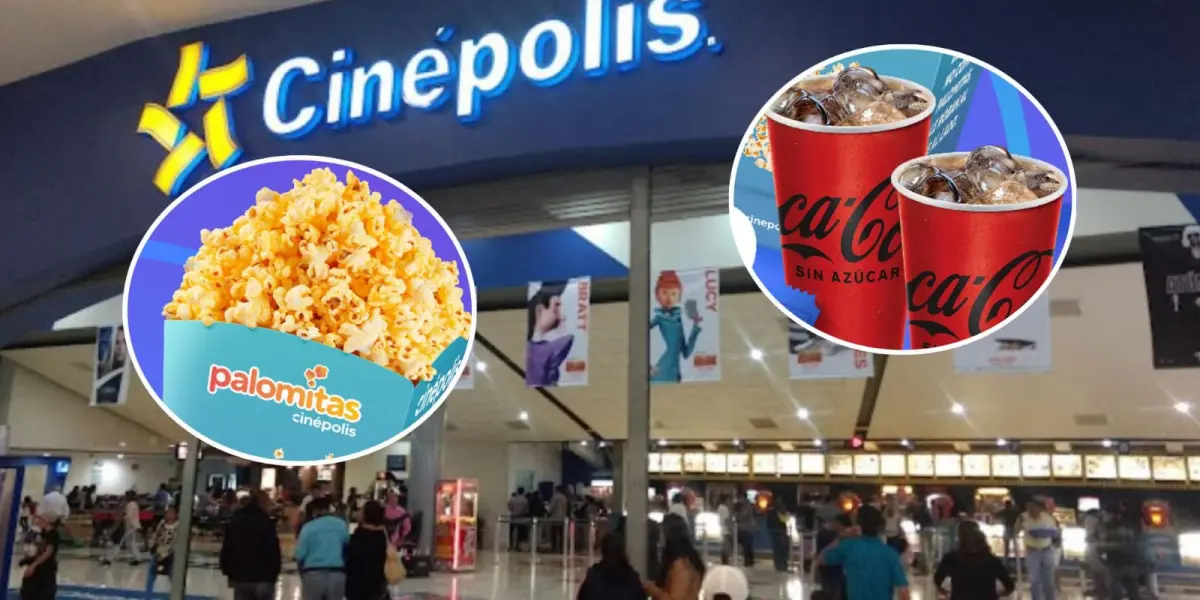 Cinépolis echa la casa por la venta con descuentos en palomitas, refrescos y también, entradas. Foto: Cortesía