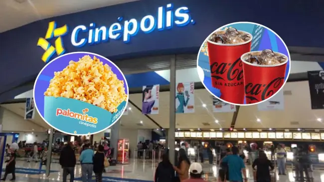 Cinépolis echa la casa por la venta con descuentos en palomitas, refrescos y también, entradas. Foto: Cortesía