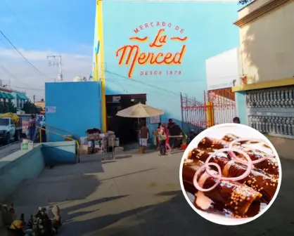 Lugares para comer sabros en el mercado de la Merced en Oaxaca