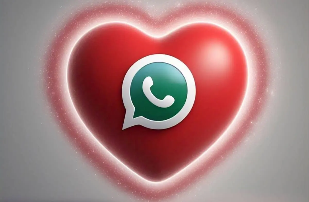 Con esta función tu WhatsApp lucirá al estilo del Día del Amor y la Amistad. Imagen: Meta AI