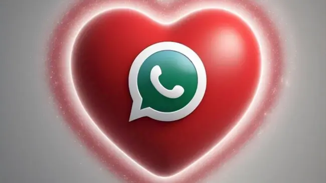 Con esta función tu WhatsApp lucirá al estilo del Día del Amor y la Amistad. Imagen: Meta AI