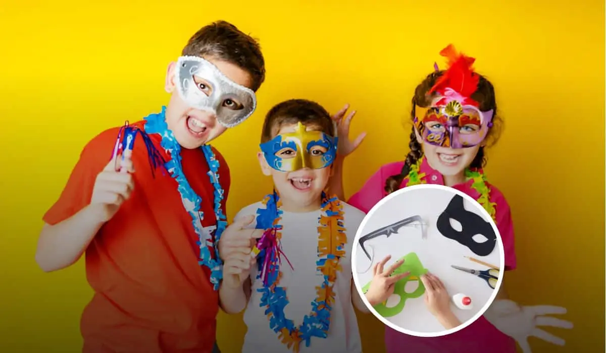 Estos son los pasos para realizar un antifaz de carnaval para niño. Foto: iStock.