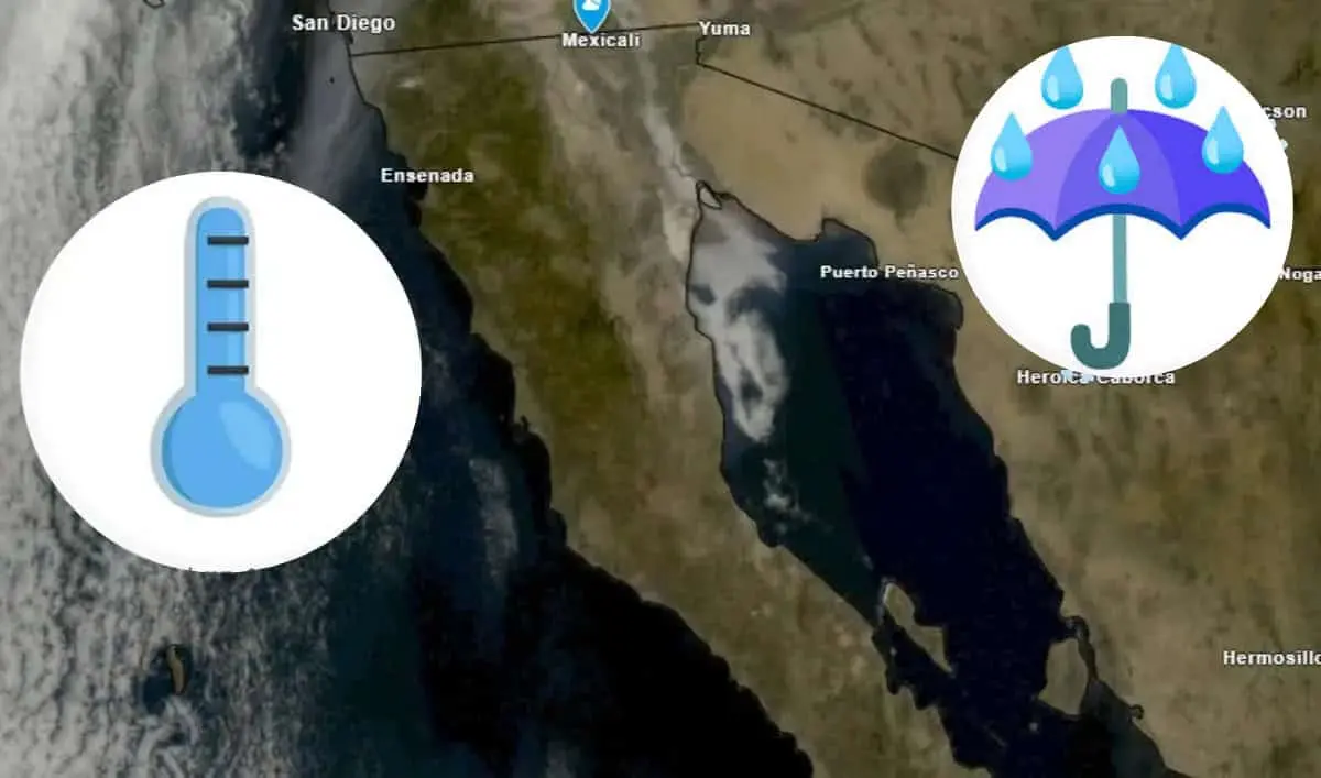 Entérate del pronóstico del clima en Baja California este lunes.