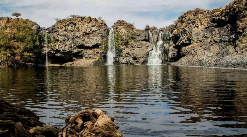 El Saltito en Nombre de Dios, Durango. Foto: México Desconocido