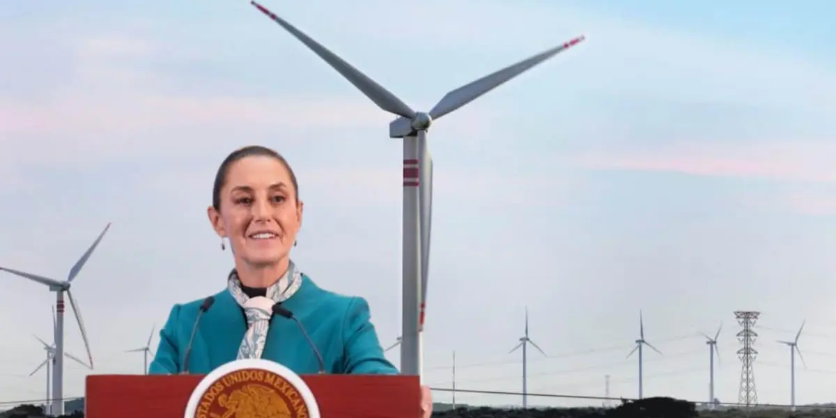 La presidenta de México busca acelerar la transición energética rumbo a 2030. Edición de foto: TBN