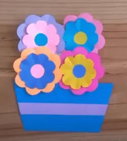 Carta de maseta de flores Foto: Picoletinas DIY