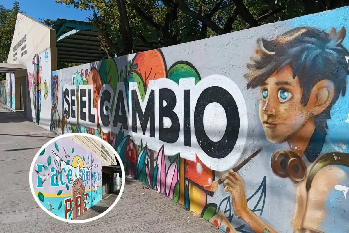 Los Murales por la Paz de la Secundaria Stase son un reflejo del interés por mejorar nuestro entorno.