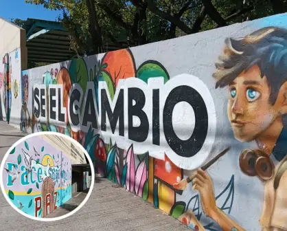 Murales por la Paz: Arte y valores transforman la Secundaria Stase en Culiacán