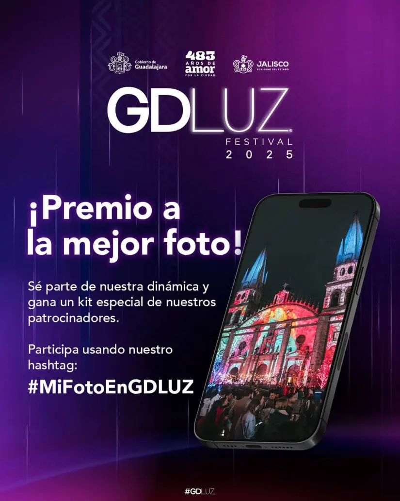 Premio a la mejor foto del Festival GDLUZ 2025. Foto: Facebook. GDLUZFestival Premio a la mejor foto del Festival GDLUZ 2025. Foto: Facebook. GDLUZFestival