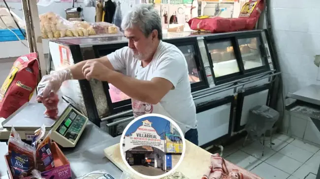 Don Miguel Ángel González abre diariamente su carnicería a las 6 de la mañana, y cierra cerca de las 4 de la tarde.
