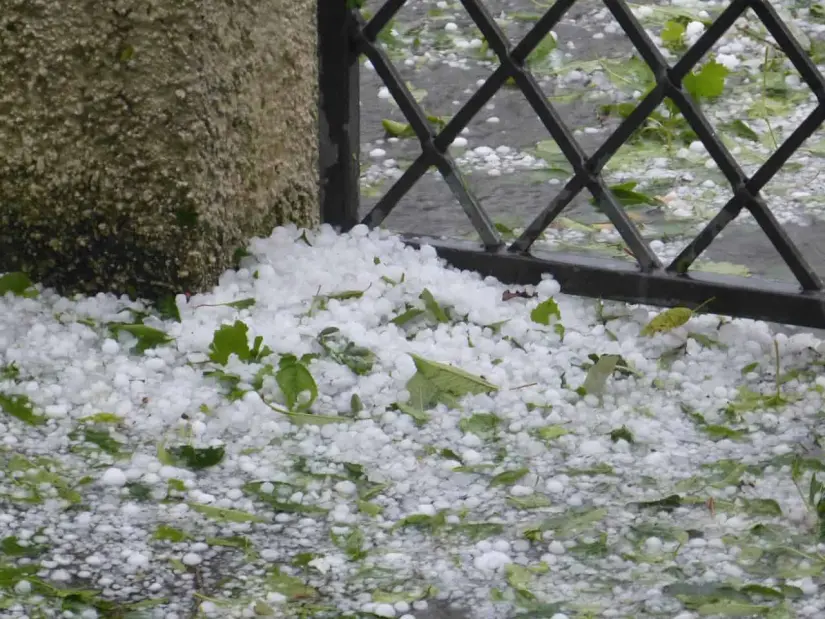 Caída de granizo para hoy en la CDMX y Estado de México