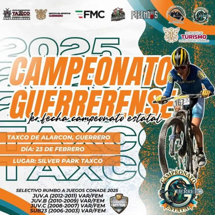 Campeonato Guerrerense del Mountain Bike en Taxco