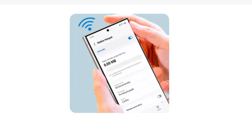 Compartir internet Samsung. Foto: Cortesía