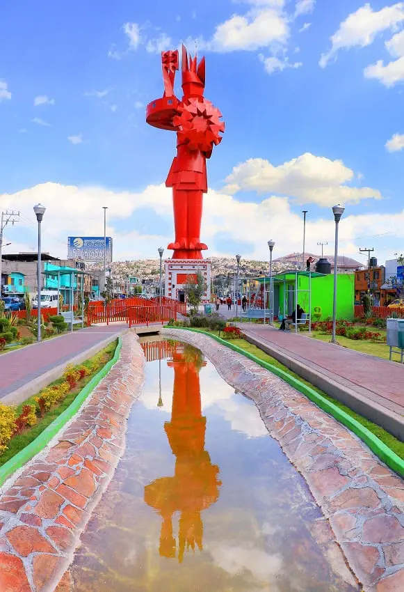 Paseo turístico Guerrero Chimalli, en Chimalhuacán, cerca de la CDMX. Foto: Gobierno del Estado de México. 