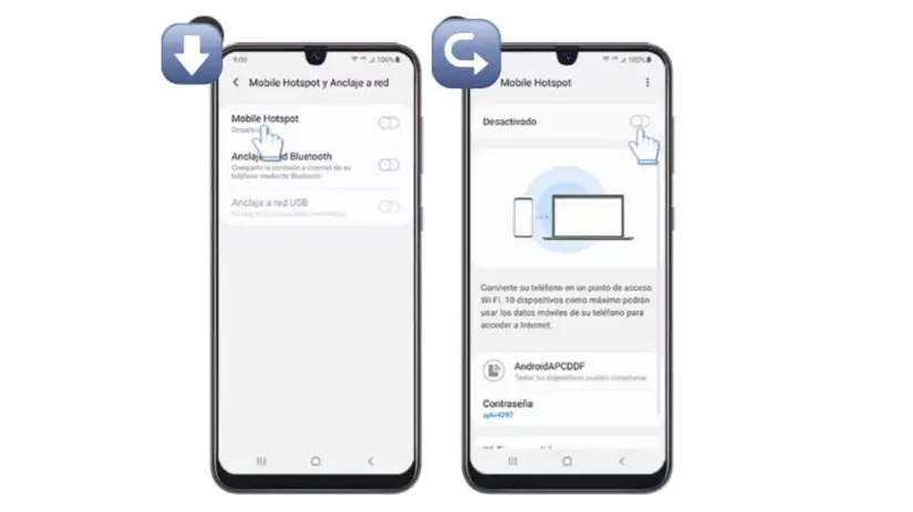 Paso a paso para compartir internet con un celular Samsung