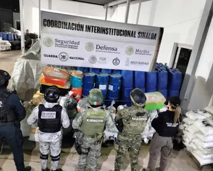 Decomiso récord en Sinaloa: incautan droga por $1,462 millones