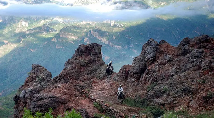 Batopilas cuenta con paisajes llenos de belleza. Foto: Secretaría de Turismo. 