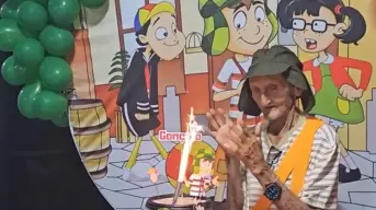 ¡Eso, eso! Abuelito celebra sus 91 años con fiesta de El Chavo del 8 en Brasil