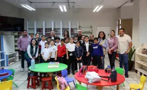 Estudiantes de la primaria Revolución Mexicana disfrutan de una visita al Centro Cultural Genaro Estrada en Culiacán