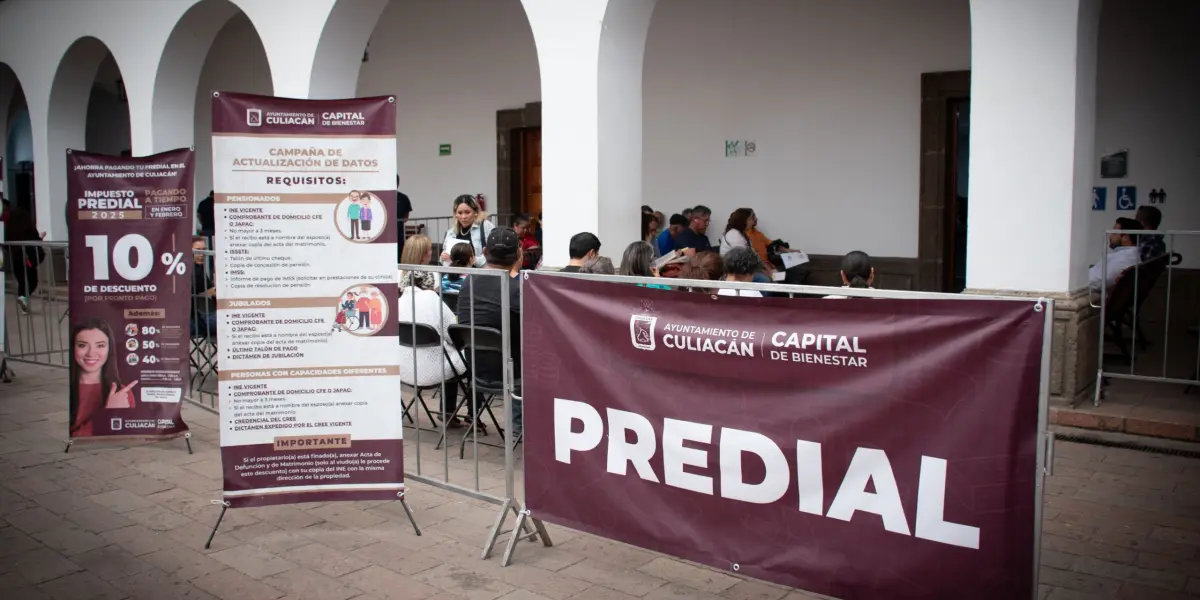 Aprovecha los descuentos en el pago del Predial 2025 en Culiacán antes de que termine febrero.