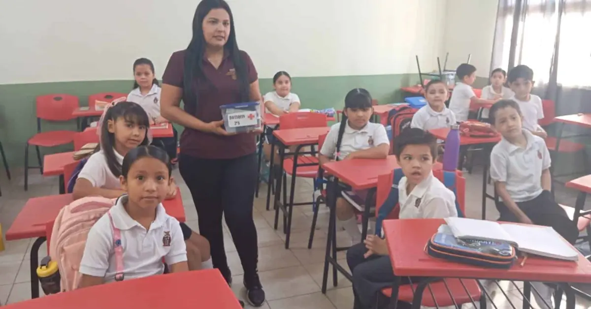 Primaria Alturas del Sur refuerza la seguridad escolar con donación de primeros auxilios