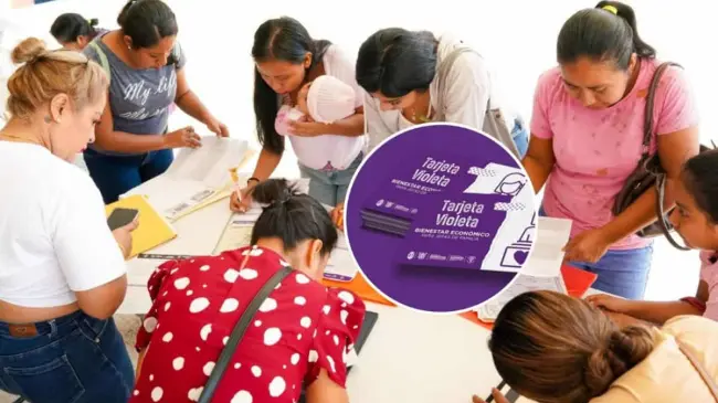 Convocatoria para la Tarjeta Violeta en CDMX. Foto: Cortesía