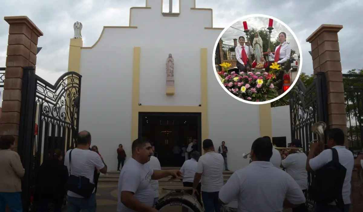 Momentos de reflexión y oración en la fiesta patronal de la Virgen de Lourdes: una celebración llena de fe y fraternidad en Culiacán. Foto: Juan Madrigal