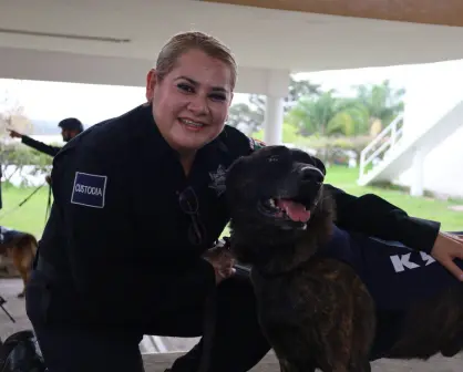 Oficiales caninos se jubilan en Veracruz: 16 perros que ayudaron a mantener la seguridad en el sistema penitenciario