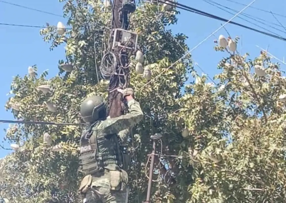 Retiro de cámaras de videovigilancia irregulares en Culiacán