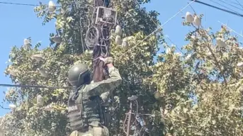 Operativo en Culiacán: se retiran cámaras de videovigilancia irregulares instaladas en estructuras públicas