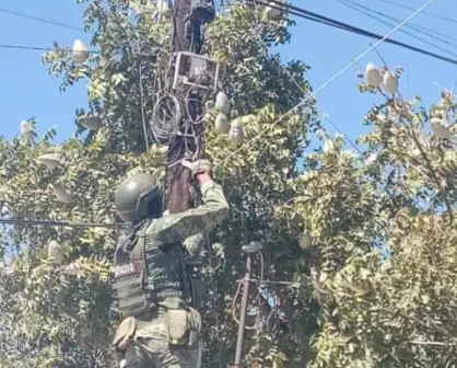 Operativo en Culiacán: se retiran cámaras de videovigilancia irregulares instaladas en estructuras públicas