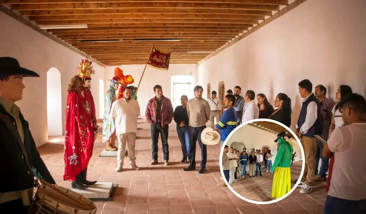 Se fortalece en turismo en el excovento de San Juan Bautista en Tetela del Volcán, Morelos Foto: Secretaría de Morelos