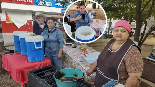 Enrique y Trinidad tienen su punto de venta por el bulevar California, esquina con Monrovia, a la altura del parque.