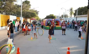 Arte, cultura y deporte en el 34 aniversario de la Colonia 8 de Febrero en Culiacán