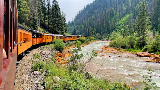 Disfruta de un viaje en el Tren Durango & Silverton. Foto: iStock. 