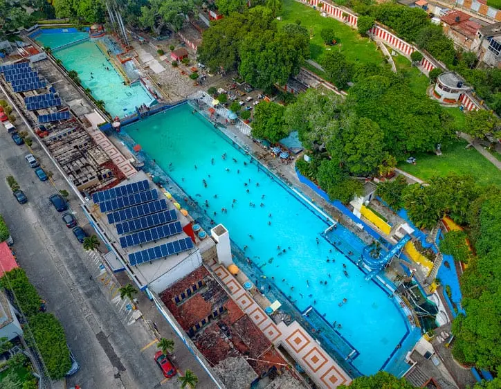 Disfruta de este balneario de aguas termales en Morelos. Foto: Agua Hedionda. 