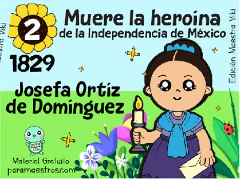 2 de marzo, muere Josefa Ortiz de Domínguez 