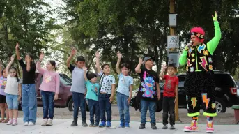 ¡Divertido, juguetón, travieso! El payasito Tetulín llena de risas y alegría el Parque Culiacán 87