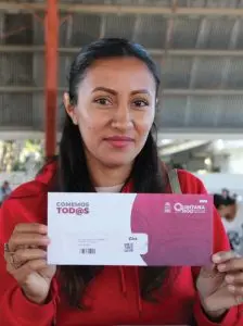 Se beneficiario del Programa Comemos Todos. Foto: Gobierno de Quintana Roo