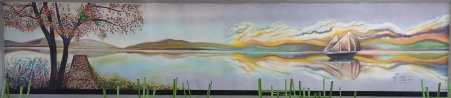 En la ETI 85 hay un jardín de arte lleno de murales que inspiran