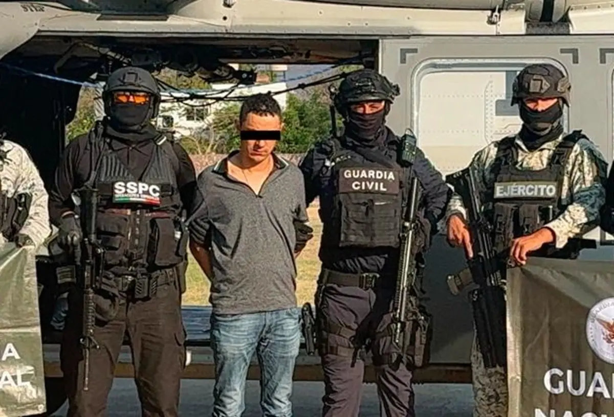 Capturan a Gerardo La Silla, operador de Los Blancos de Troya en Apatzingán.