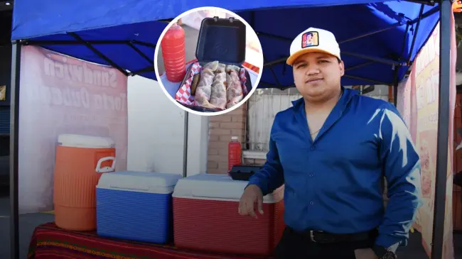 ¡El sabor del esfuerzo! Nicolás demuestra con Burritos Chuyita que el camino al éxito se forja con perseverancia y dedicación. Foto: Lino Ceballo