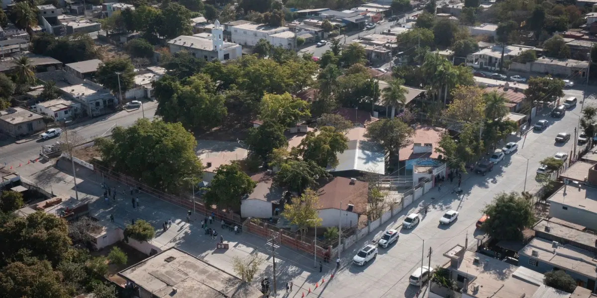 Calles seguras y mejor movilidad en la colonial Díaz Ordaz en Culiacán. Foto: Ayuntamiento de Culiacán