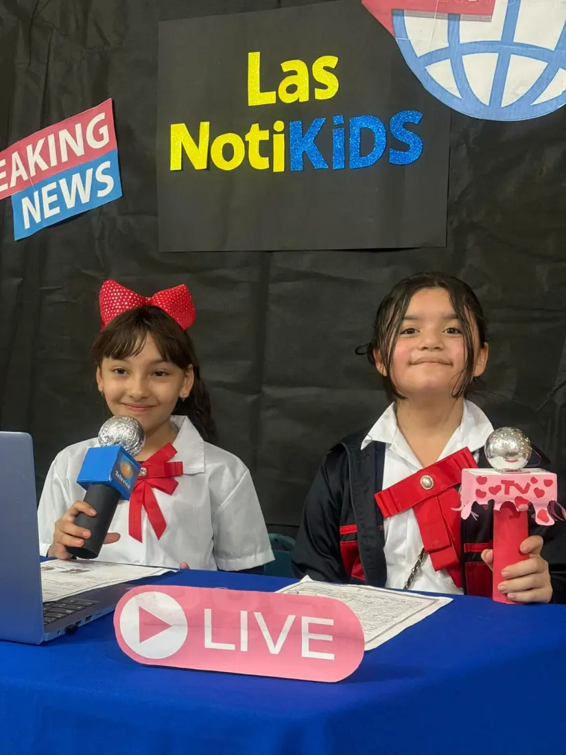 Todos los niños participaron con muy buen ánimo en esta actividad escolar.