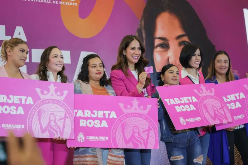 Activa tu Tarjeta Rosa Guanajuato 2025. Foto: X Libia Dennise