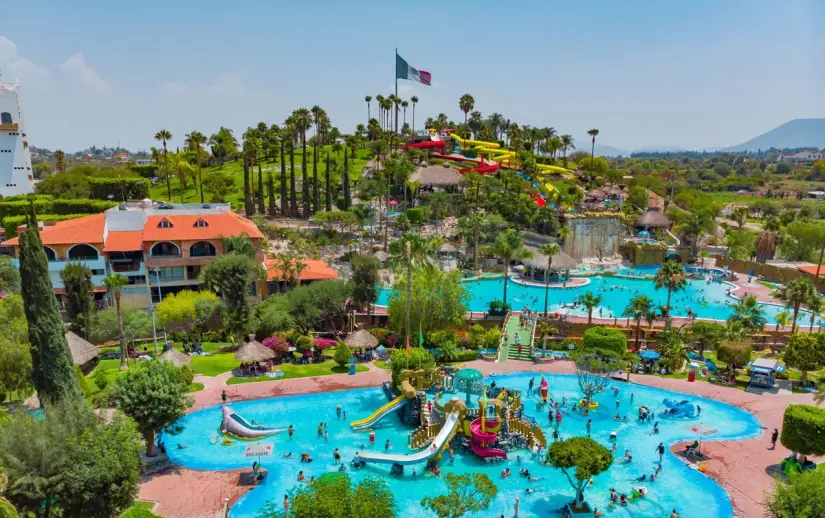 Balneario El Tephé, en Hidalgo. Foto: Parque Acuático Tephé.