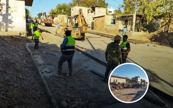 Después de 50 años pavimentan calles de la colonia Buenos Aires en Culiacán