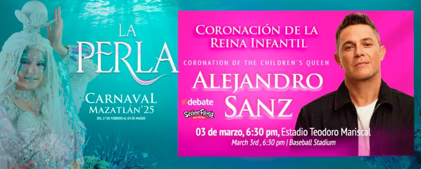 No te pierdas de los grandes artistas que se estarán presentando en Mazatlán. Foto: Carnaval de Mazatlán. 