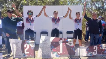 Tres oros en Ciclismo para Culiacán en la prueba Contra Reloj hacia los Nacionales CONADE 2025