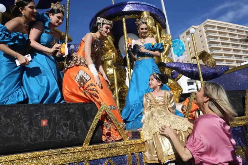 Aitana se une al Cortejo Real del Carnaval de Mazatlán. Foto: Cortesía